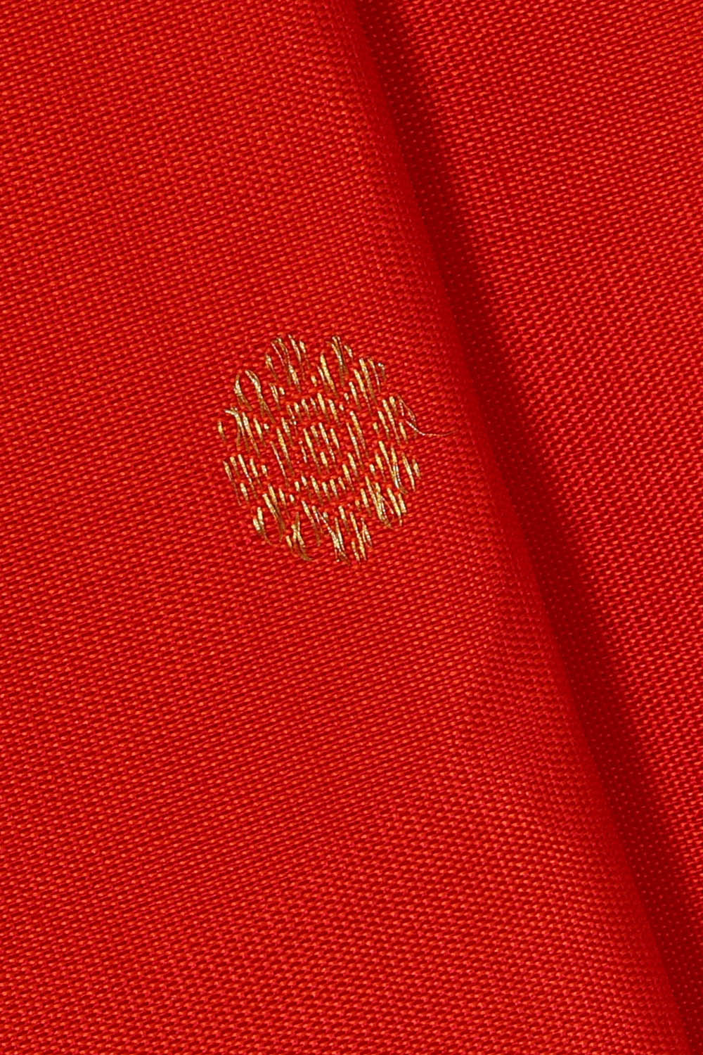 Image of Gadwal Silk Orange Saree