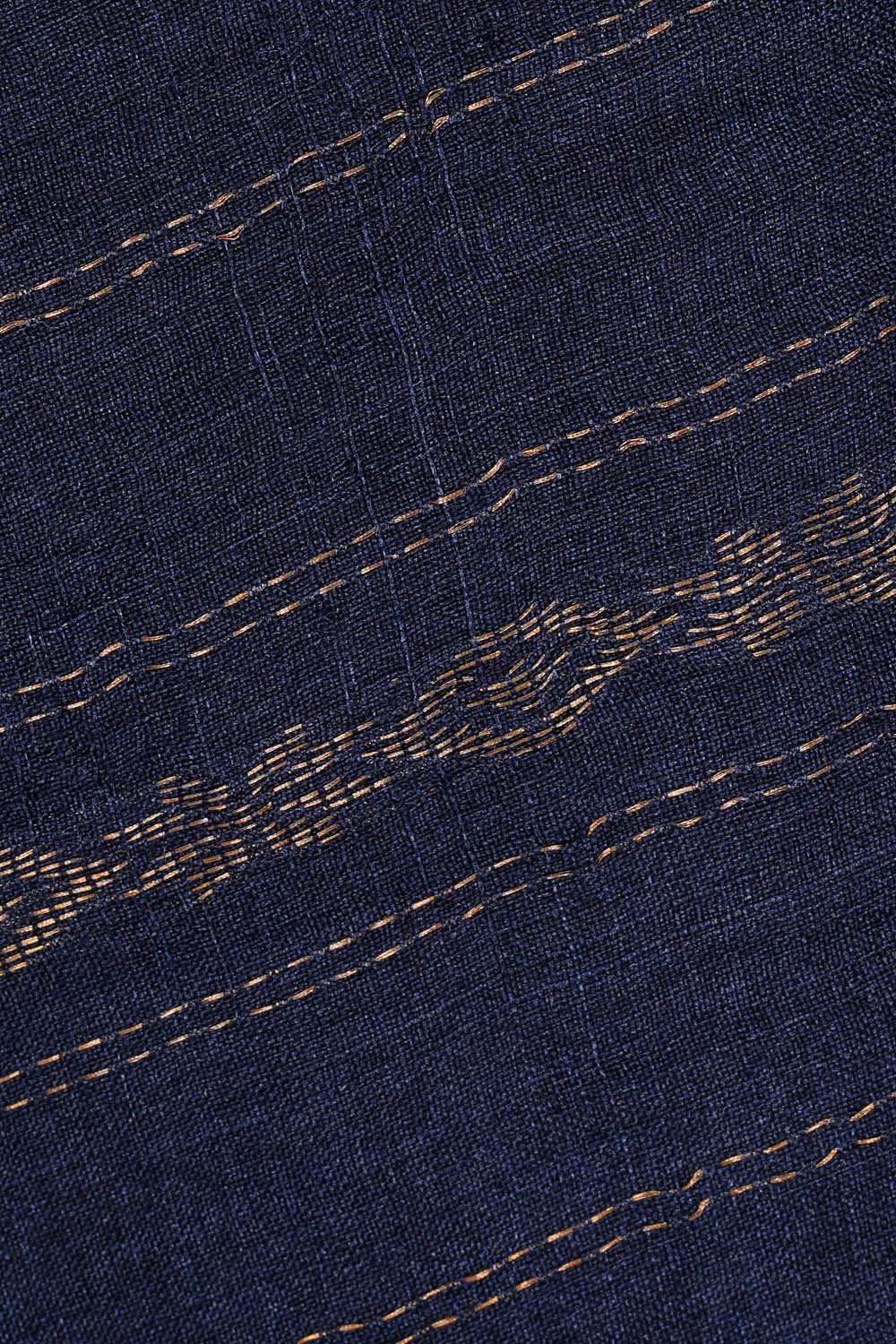 Image of Tussar Silk Blue Saree