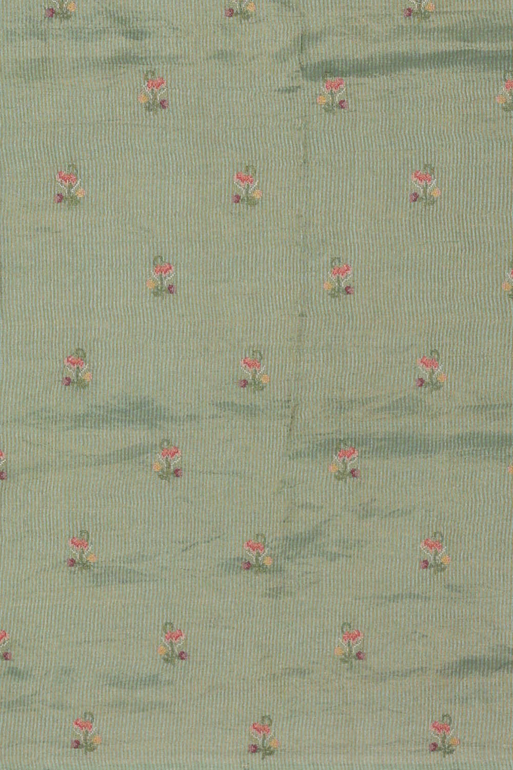 Image of Tussar Silk Pastel Blue Saree