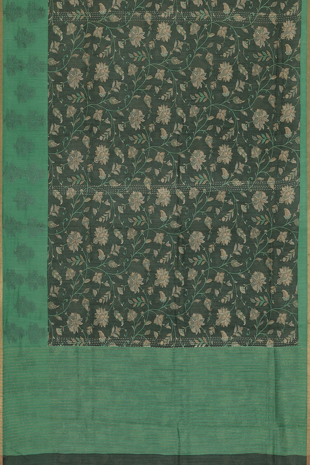 Image of Moonga Tussar Silk Grey Saree