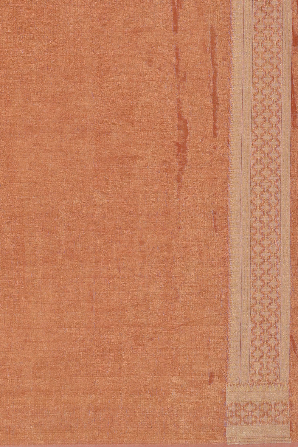 Image of Peach-Pink Banarasi Chiniya Silk Saree