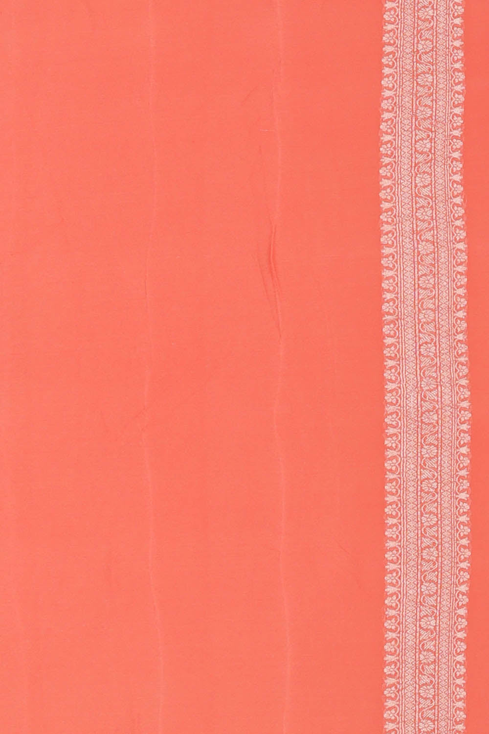 Image of Banarasi Georgette Peach Saree
