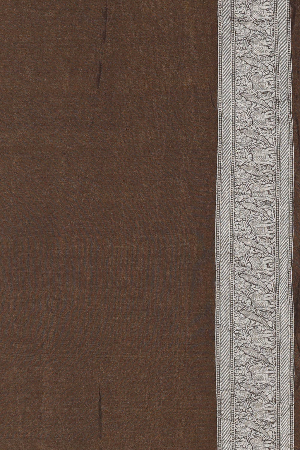 Image of Banarasi Georgette Teal Grey Saree