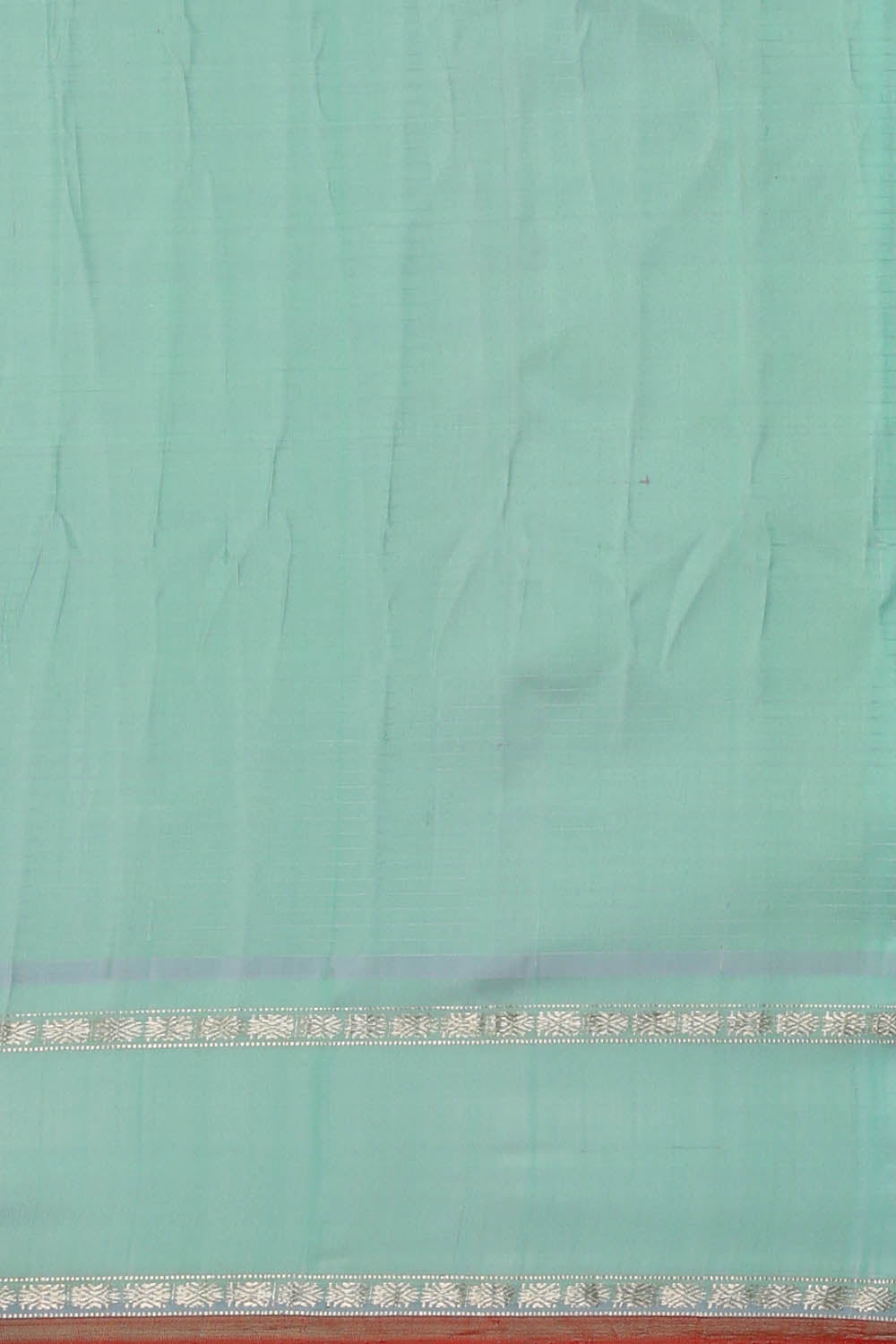 Image of Gadwal Silk Navy Blue Saree