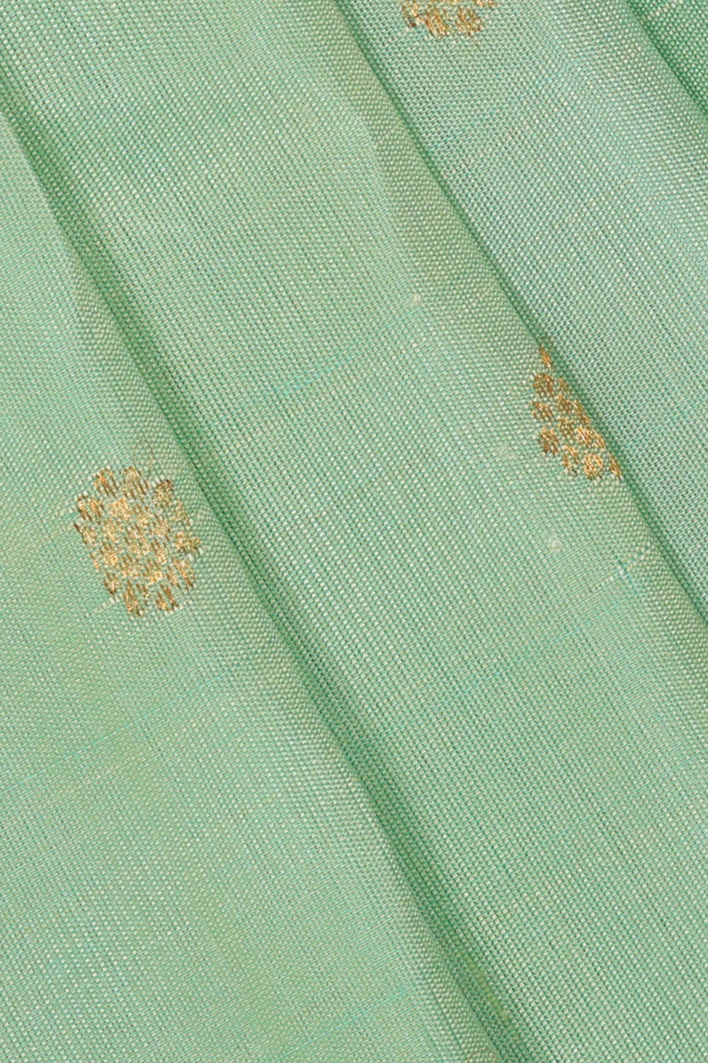 Image of Gadwal Silk Mint Green Saree