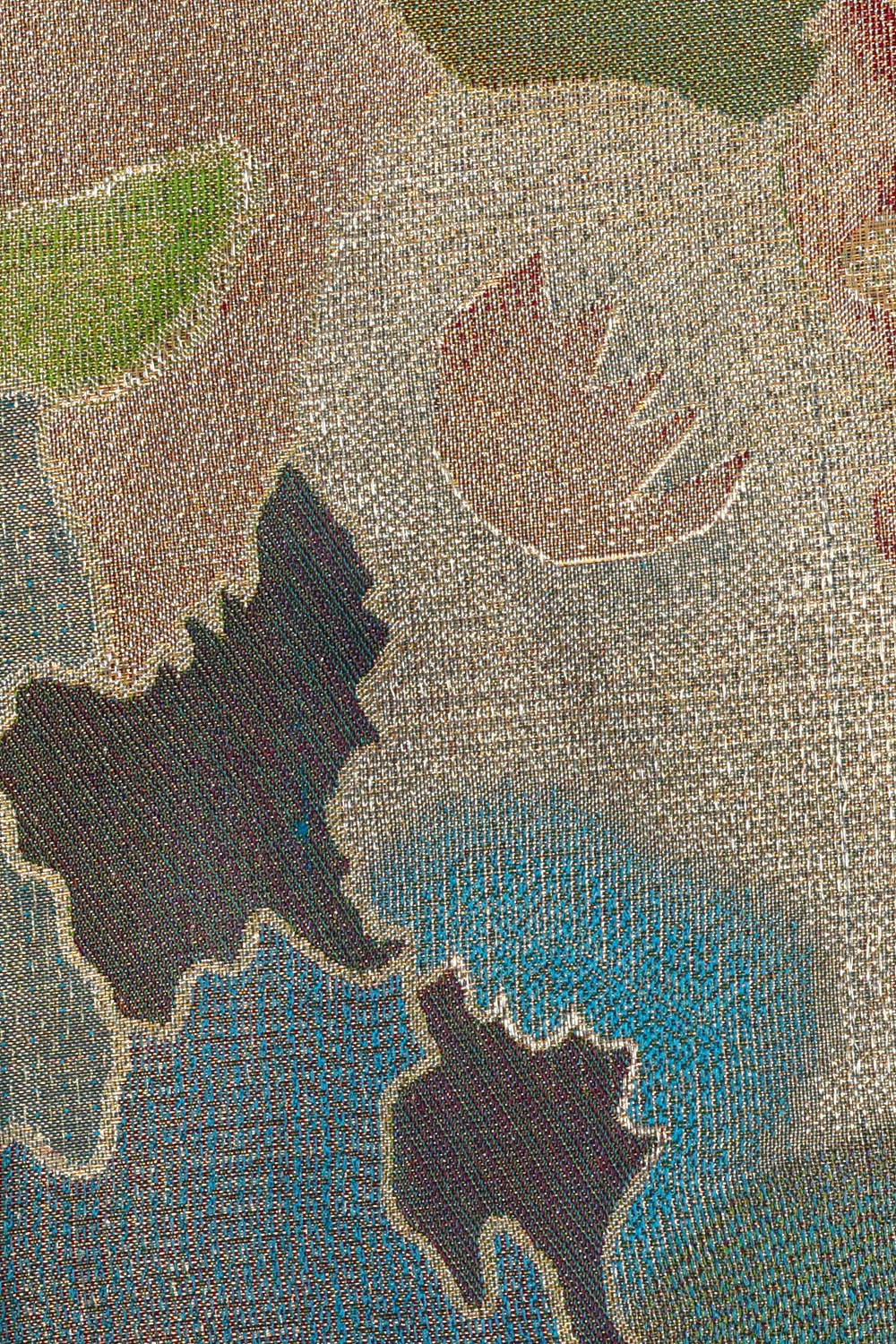 Image of Kanchipattu Tissue Silk Multi-Colour Saree