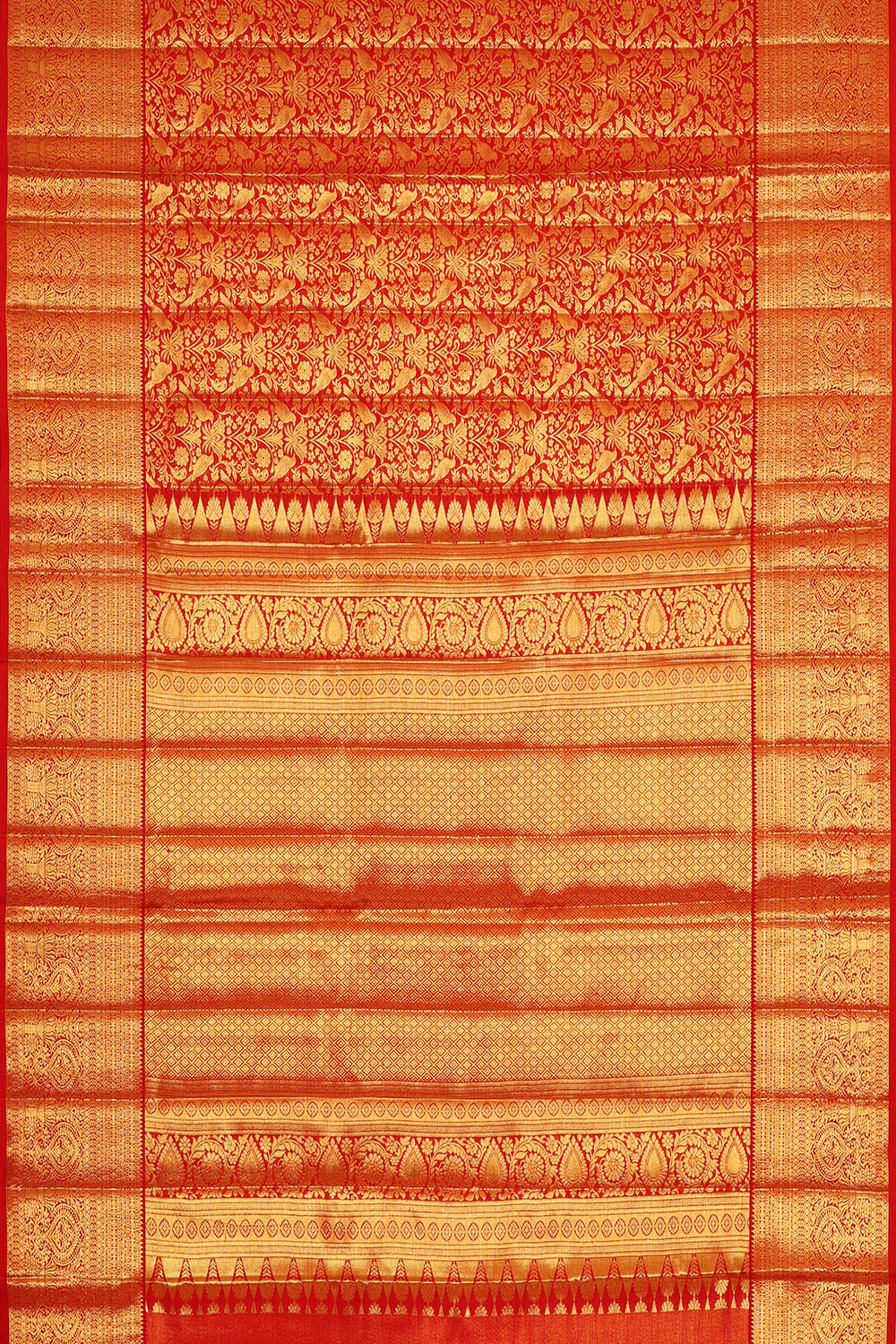 Image of Kanchipattu Brocade Red Saree