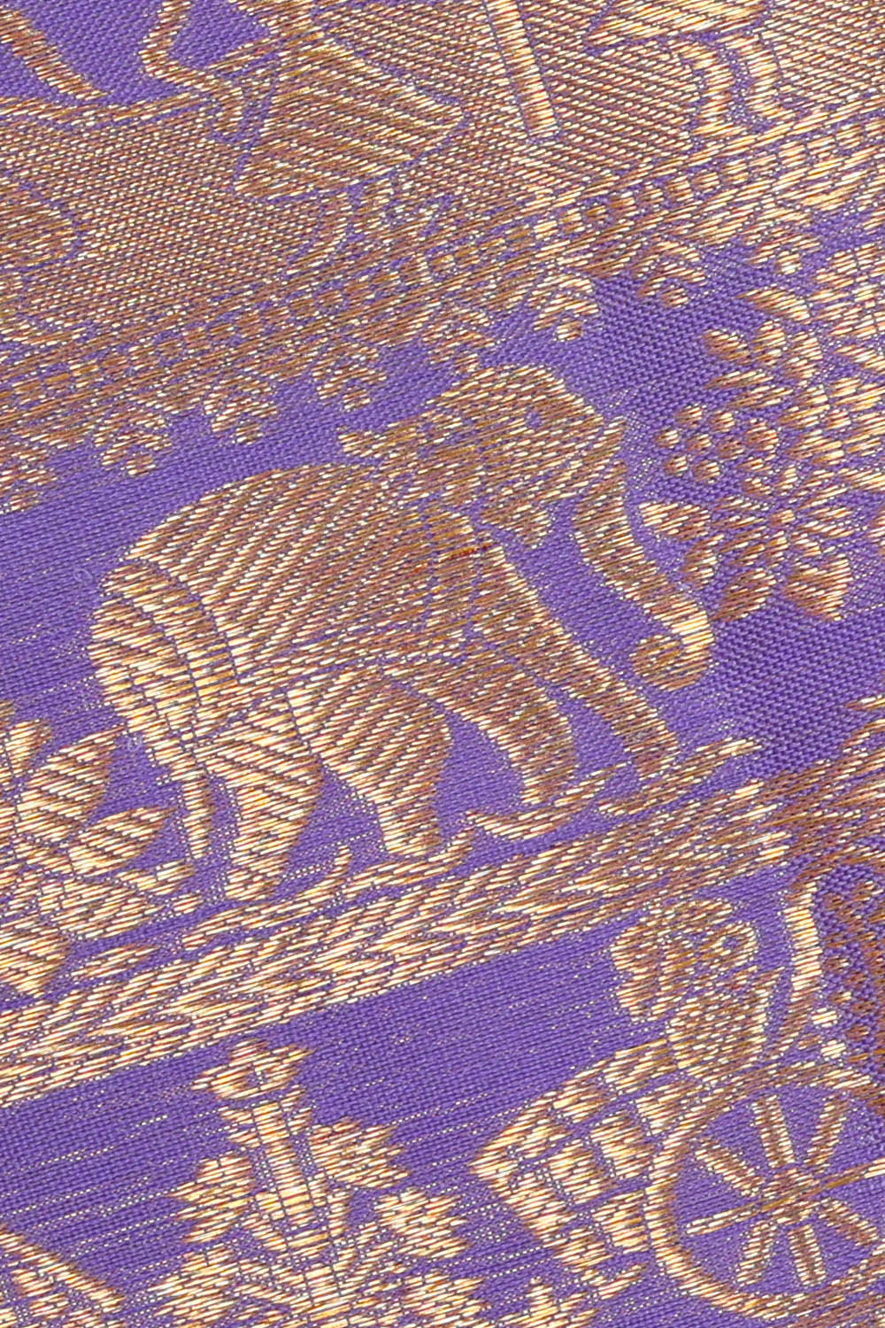 Image of Kanchipattu Tissue Silk Lavender Saree