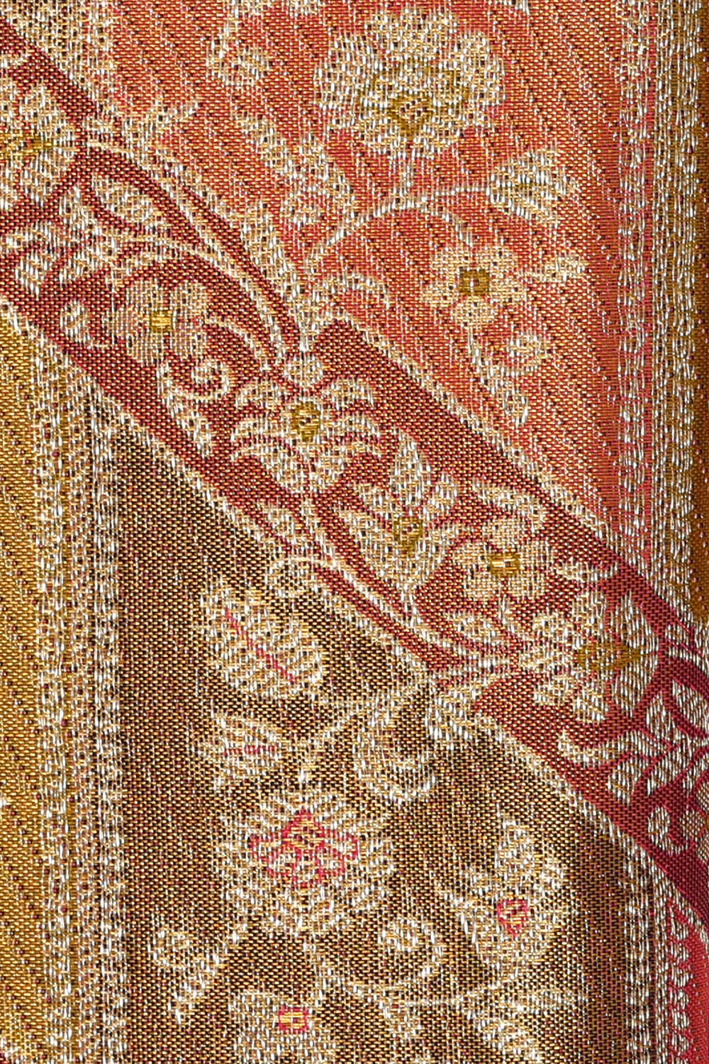 Image of Kanchipattu Tissue Silk Multi-Colour Saree