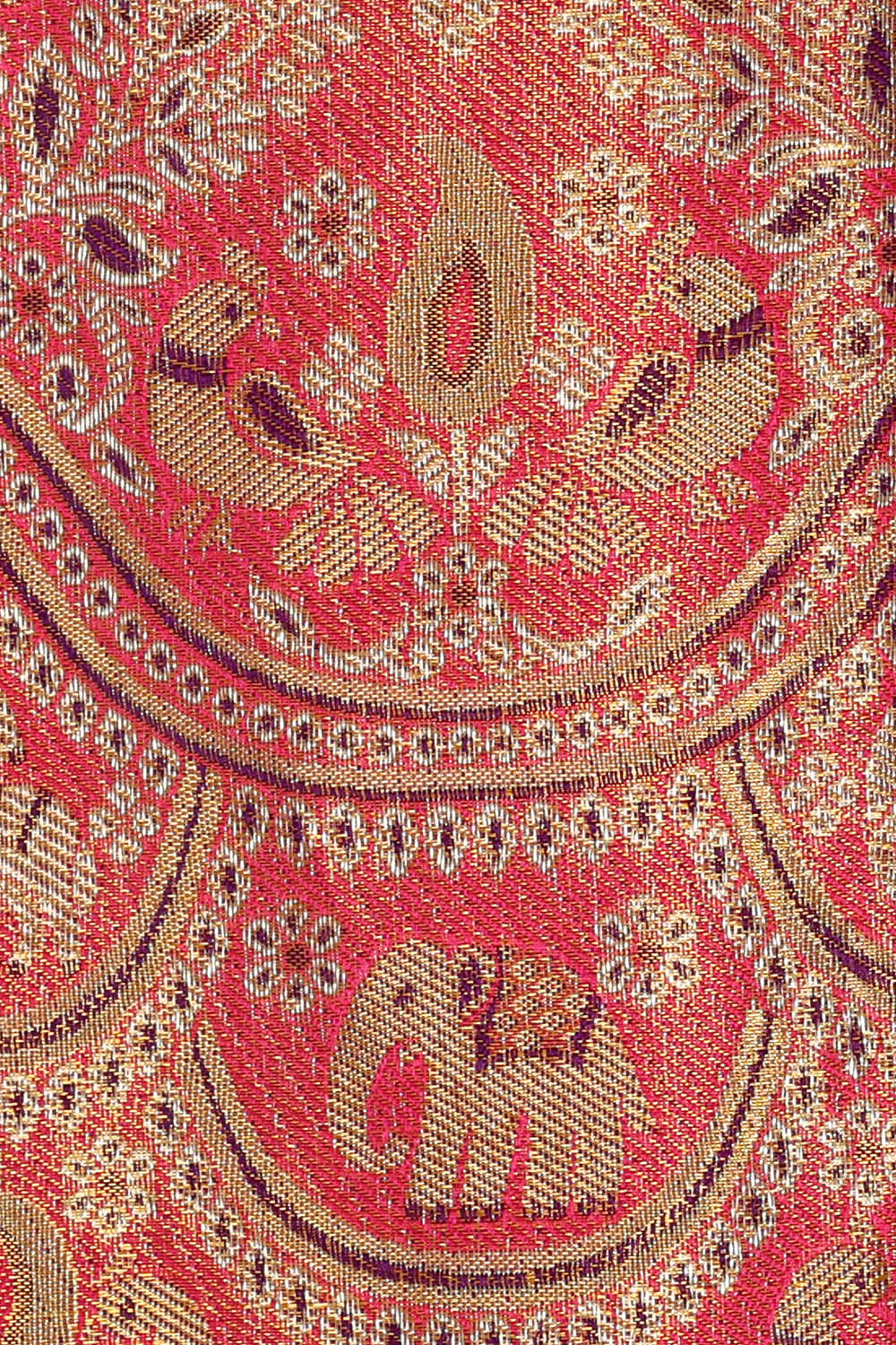 Image of Kanchipattu Tissue Silk Pink Saree