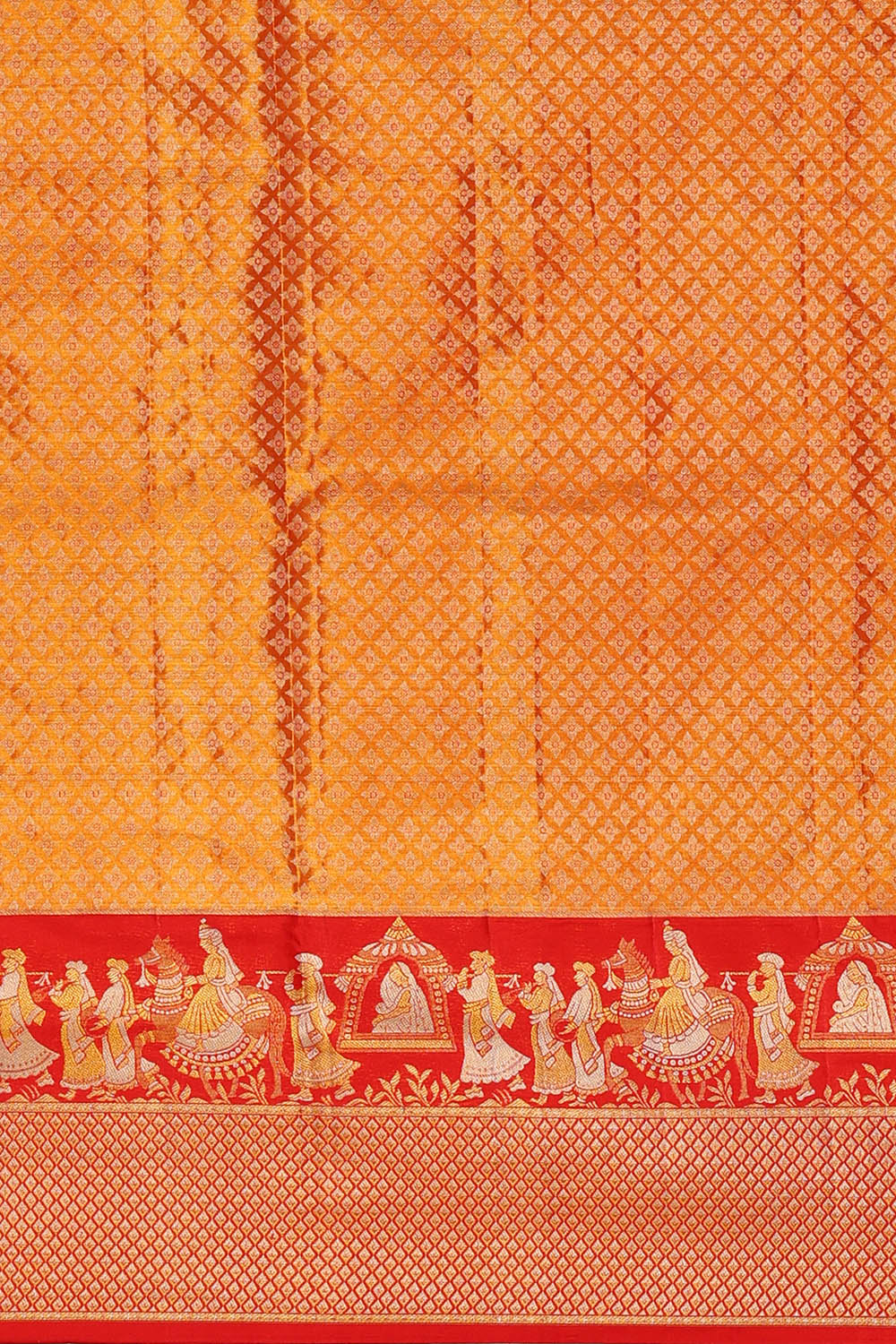 Image of Kanchipattu Tissue Brocade Beige Saree