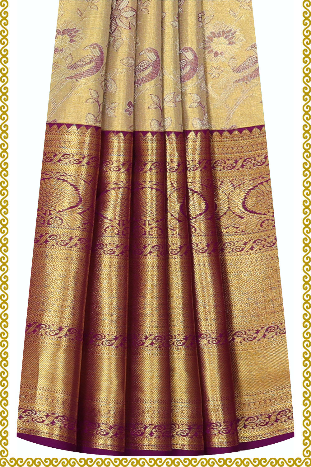 Image of Kanchipattu Pavada Unstitched Set