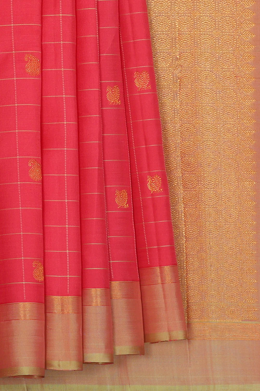 Image of Arani Silk Pink Saree