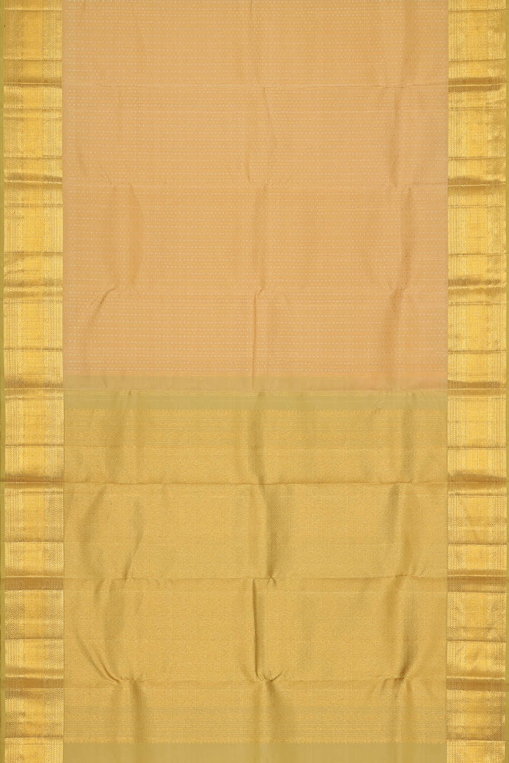 Image of Beige Arani Silk Saree