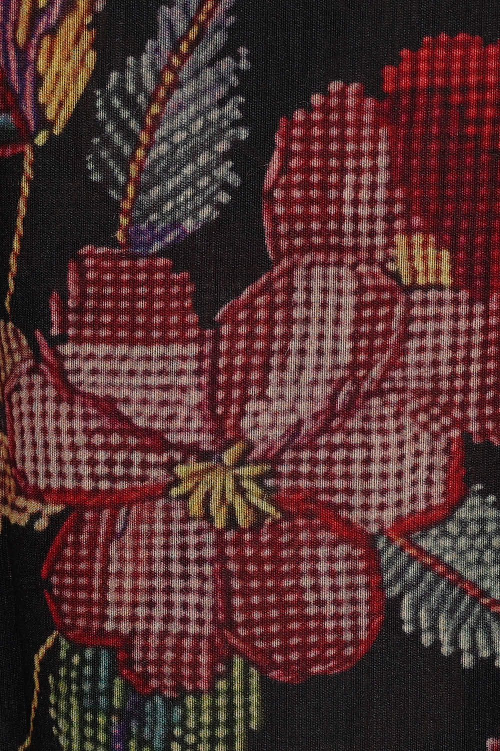 Image of Tussar Silk Black Saree