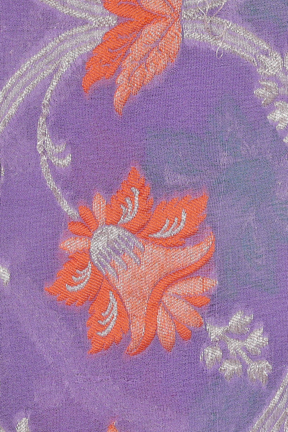 Image of Banarasi Georgette Lavender Saree
