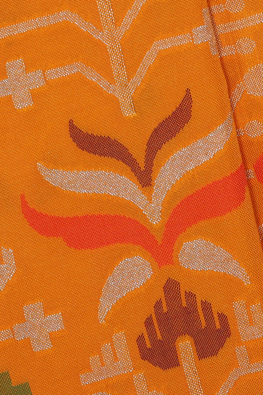Image of Banarasi Silk Yellow Saree