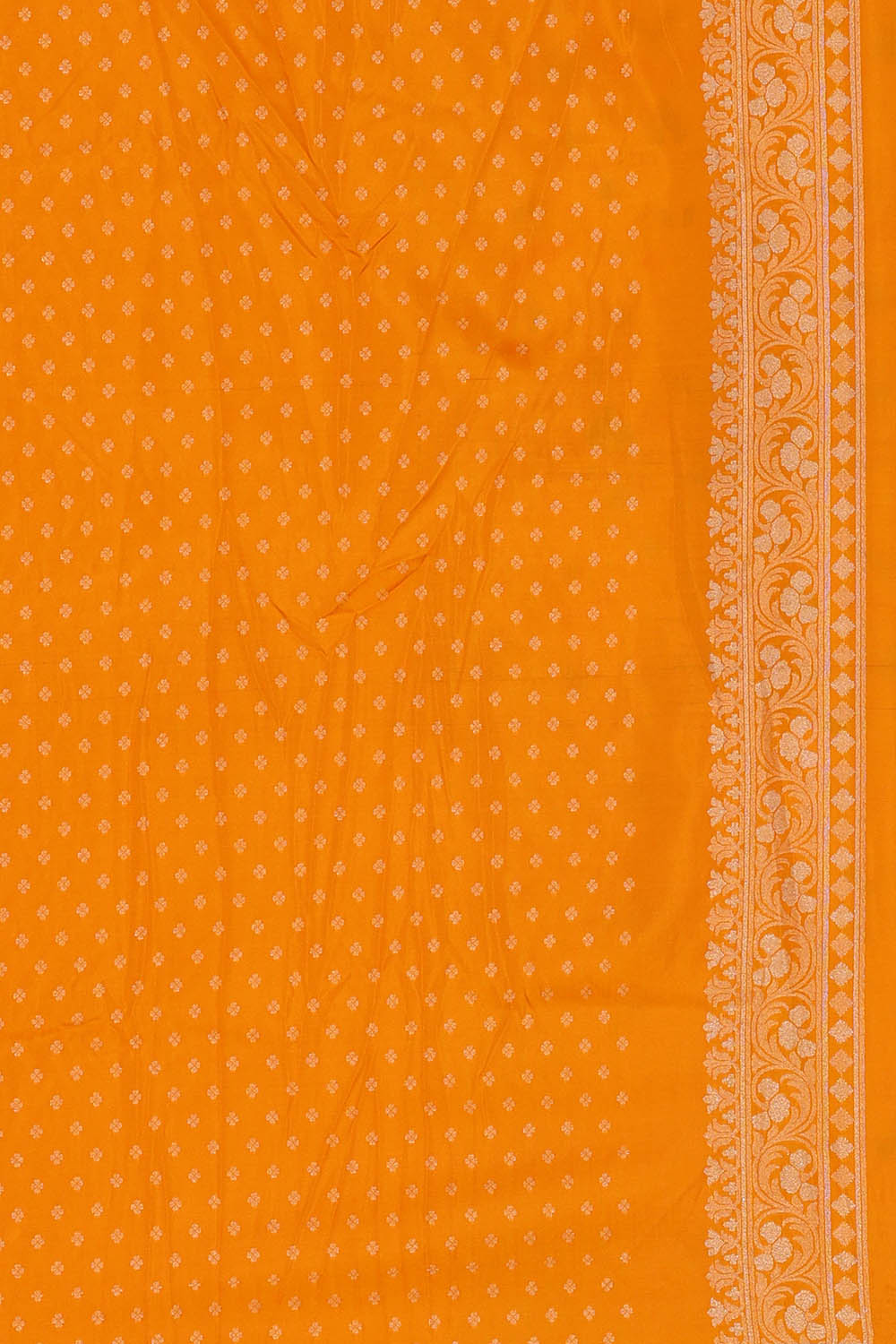 Image of Banarasi Silk Yellow Saree