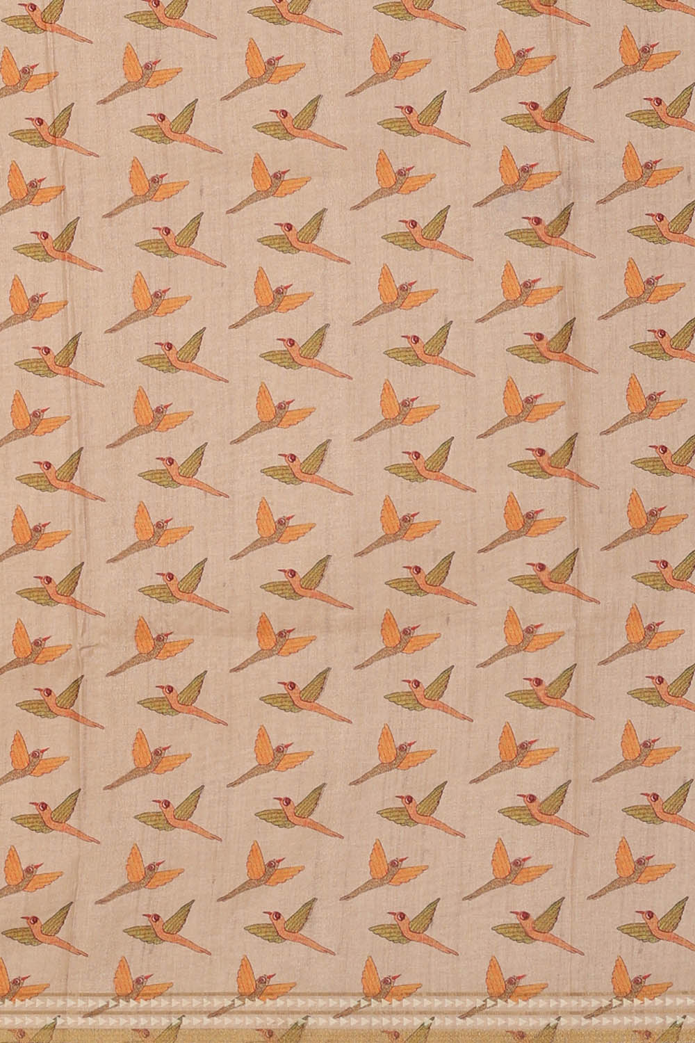 Image of Grey Silk Saree