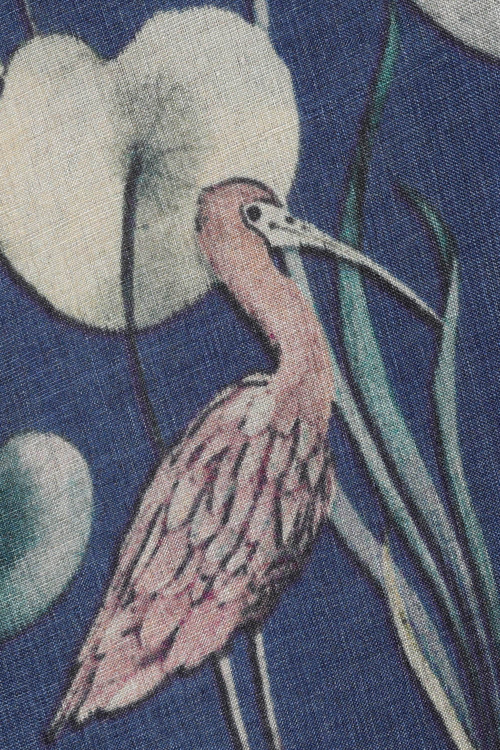 Image of Tussar Silk Blue Saree