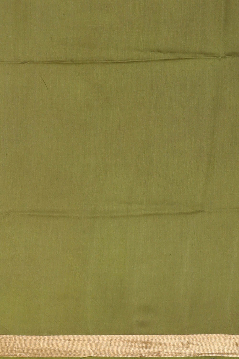 Image of Moonga Tussar Silk Green Saree
