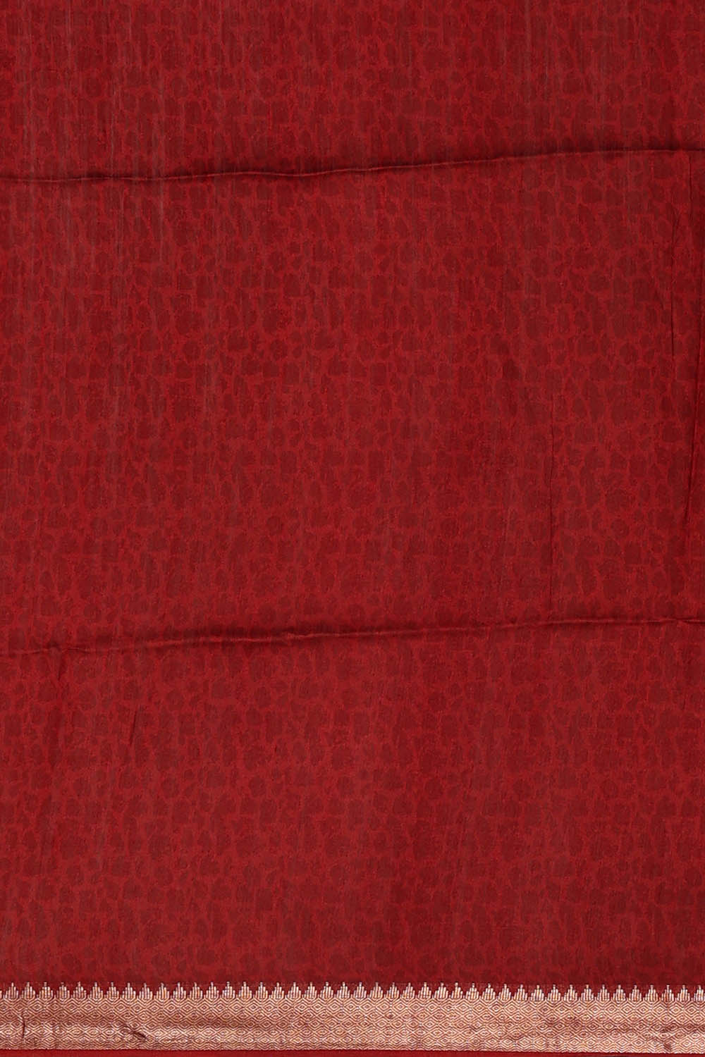 Image of Moonga Tussar Silk Maroon Saree