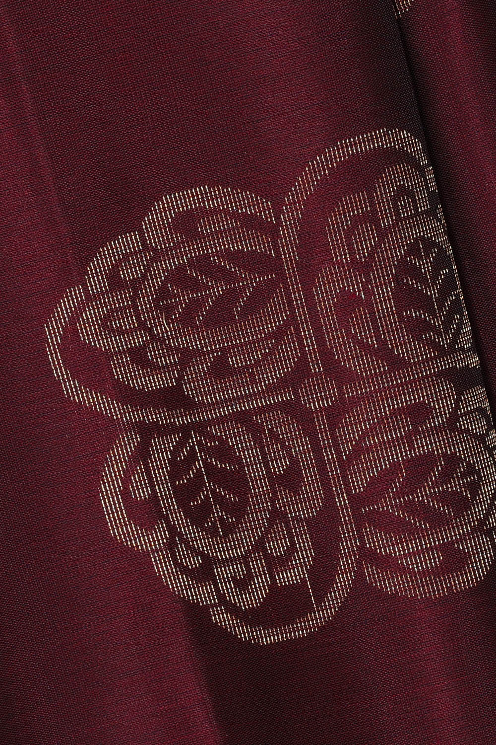 Image of South Silk Dark Purple Saree
