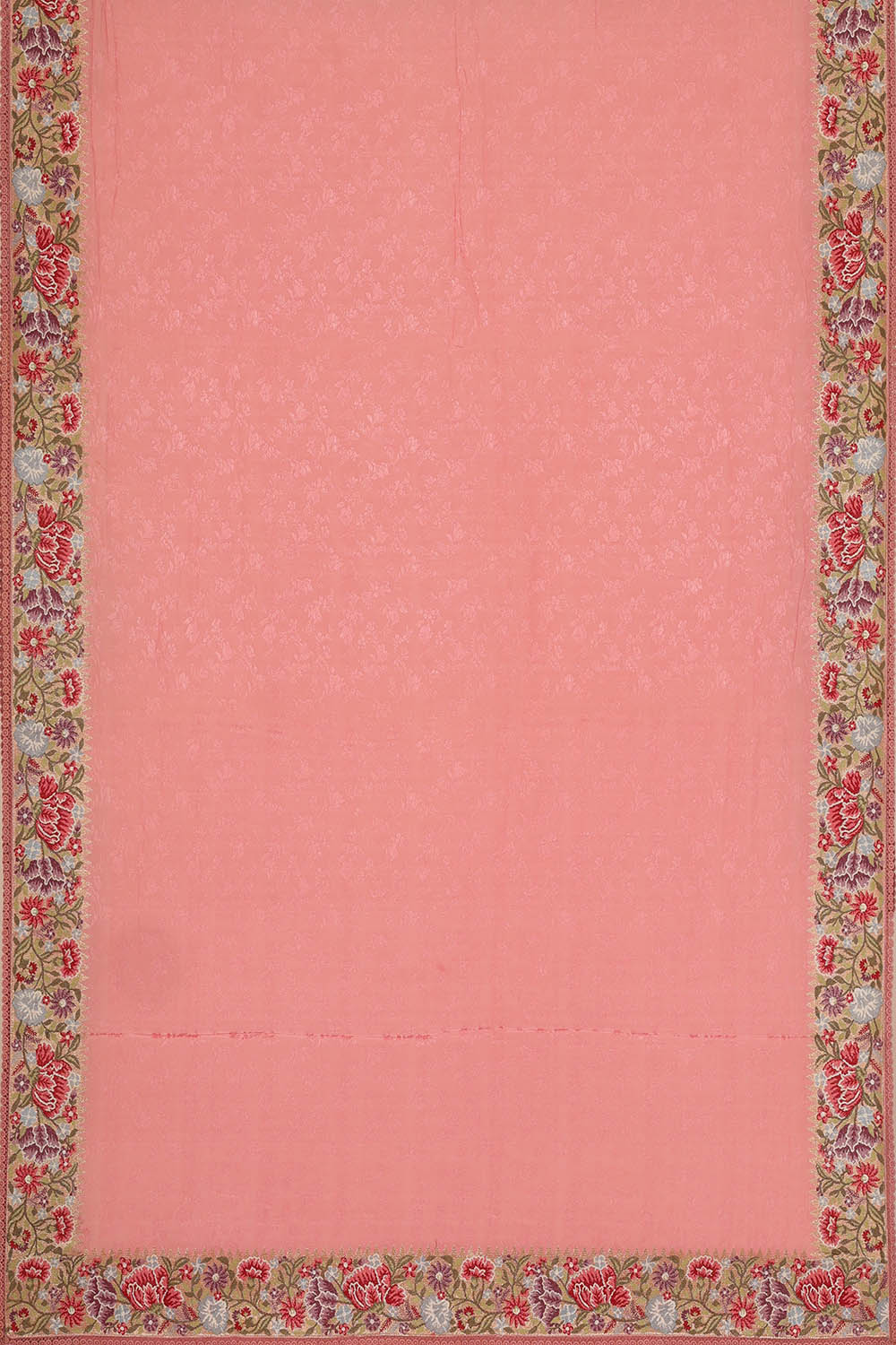 Image of Pink Embroidery Silk Saree