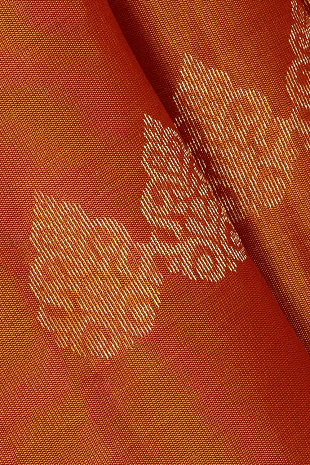 Image of South Silk Mustard Yellow Saree