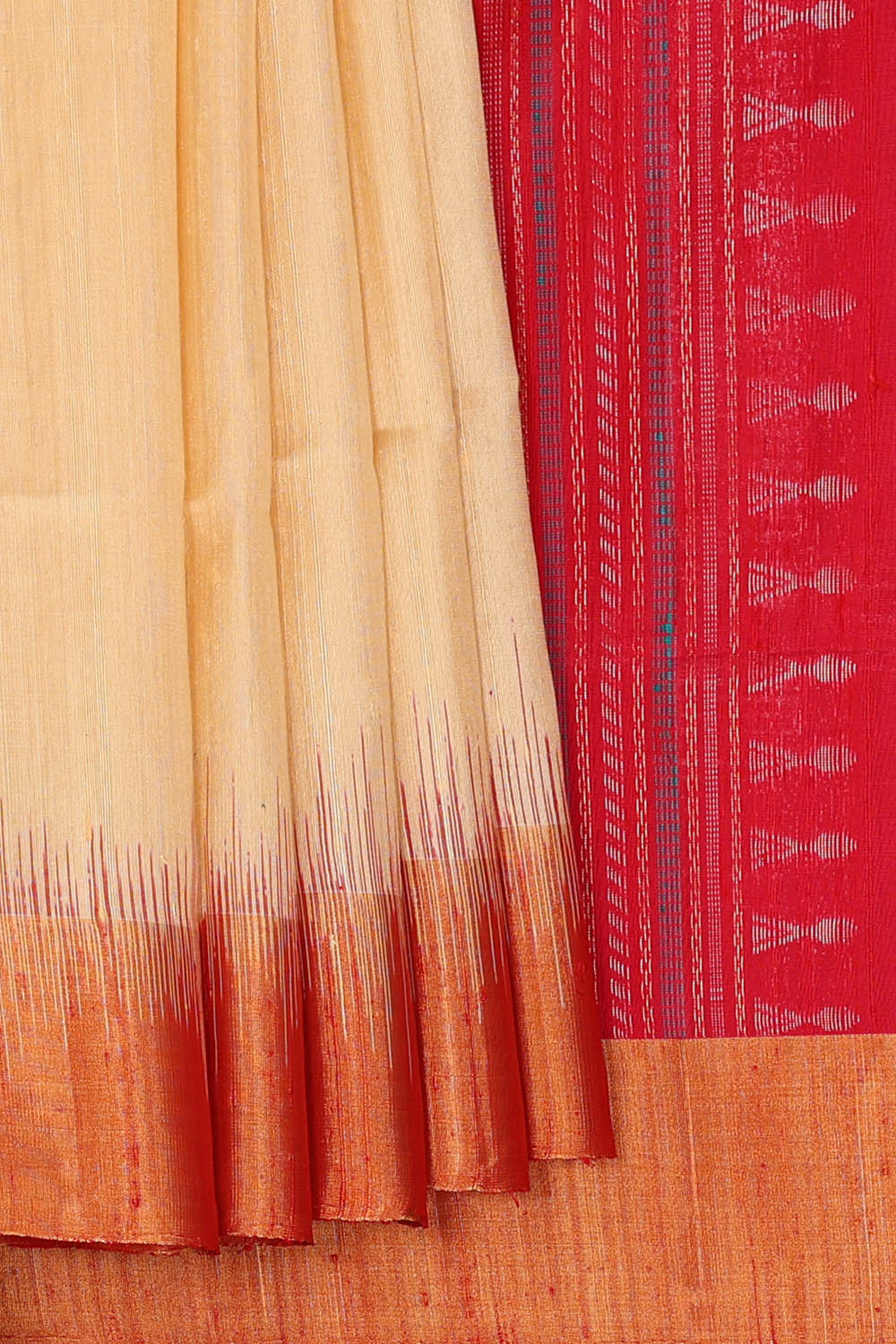 Image of South Silk Cream Saree