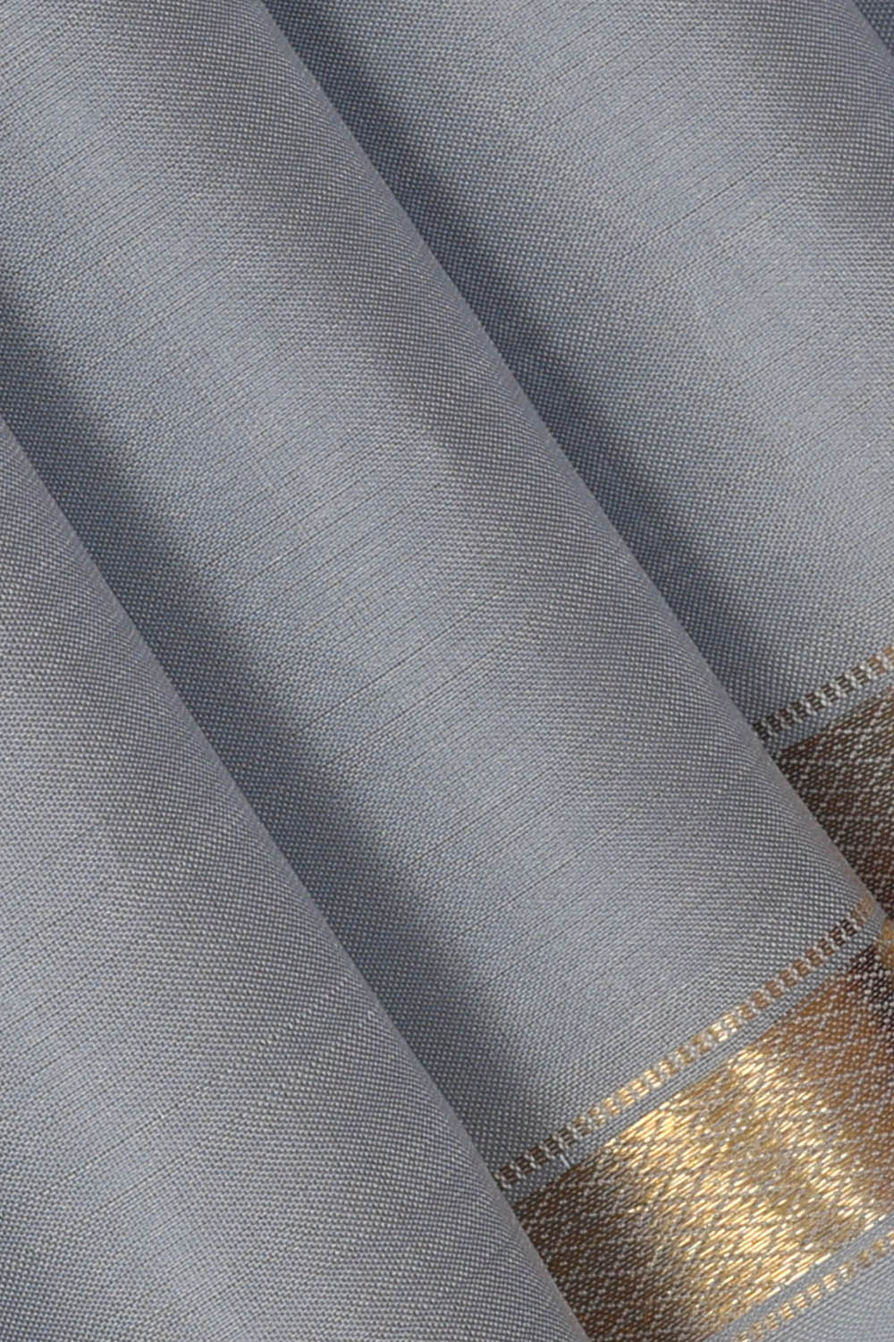 Image of Arani Silk Grey Saree