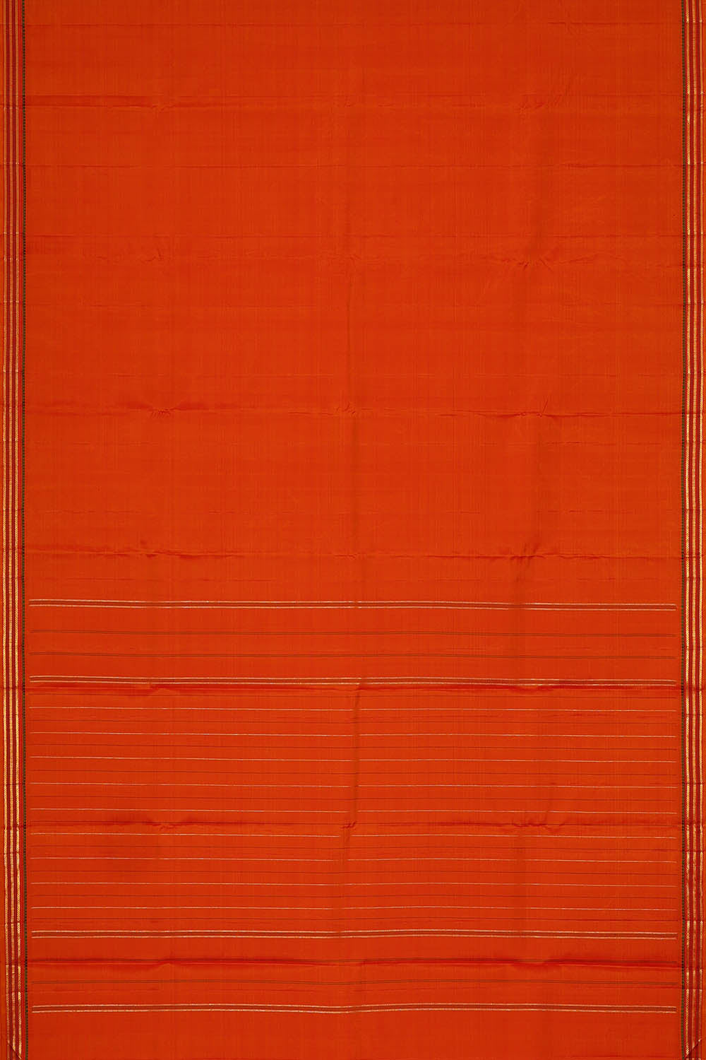 Image of Arani Silk Orange Saree