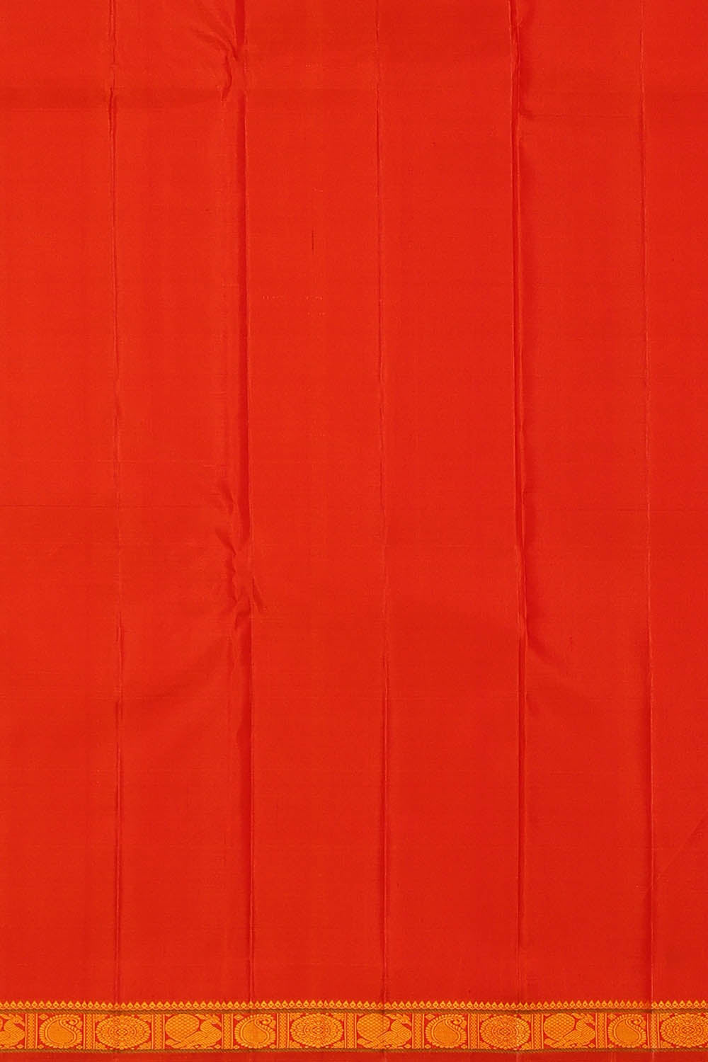 Image of Arani Silk Dark Orange Saree