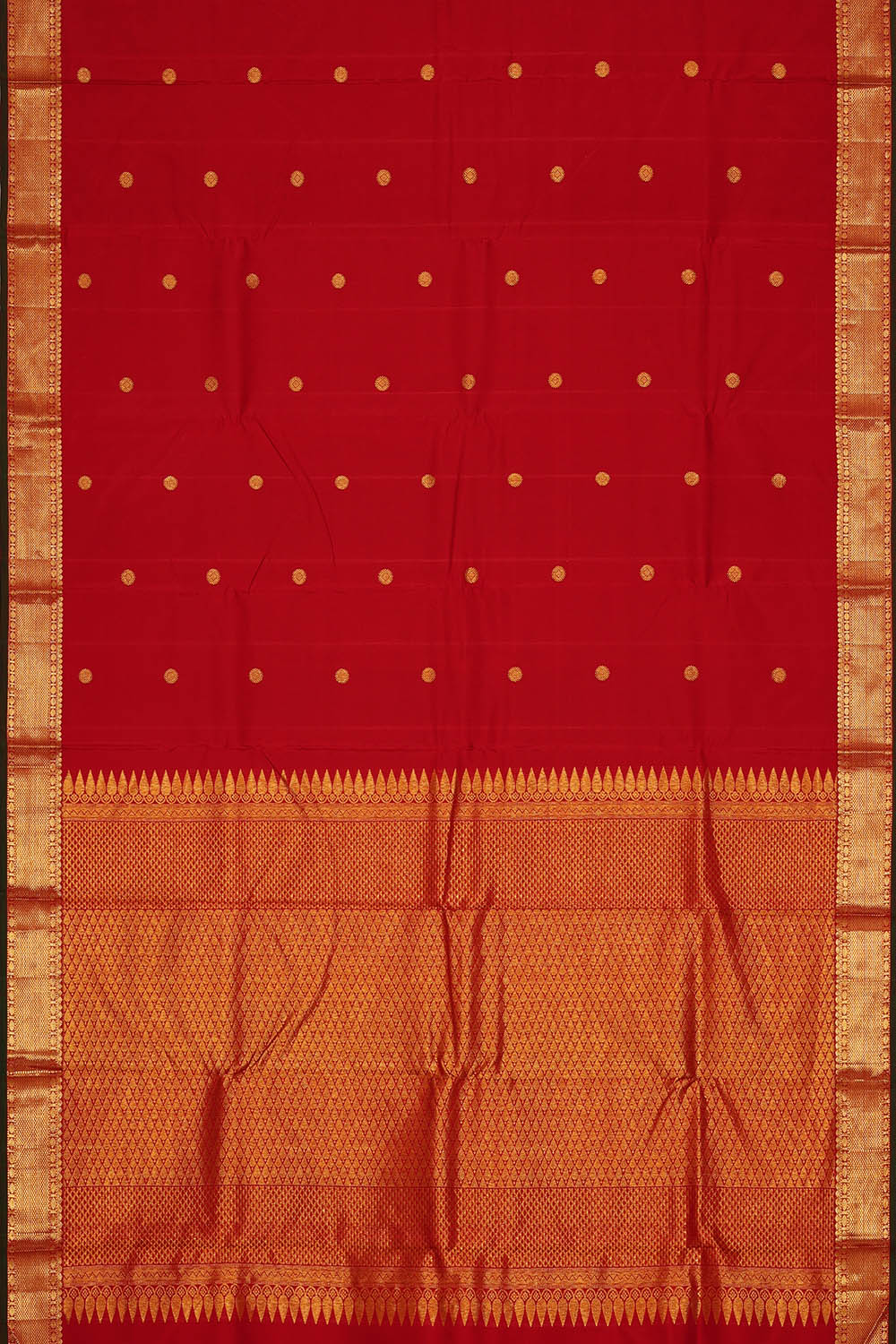 Image of Arani Silk Maroon Saree