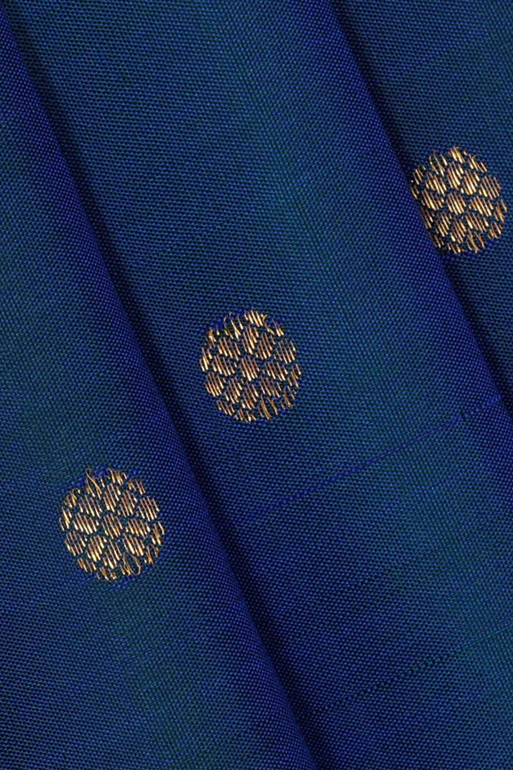 Image of Arani Silk Blue Saree