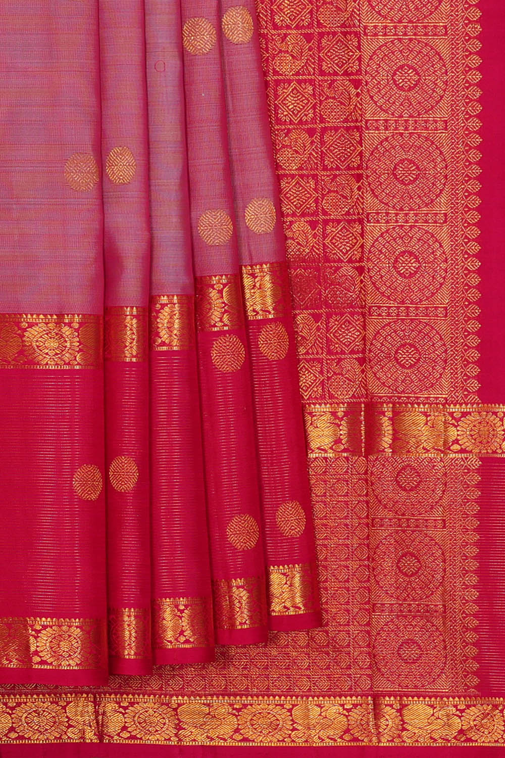 Image of Arani Silk Pink Saree