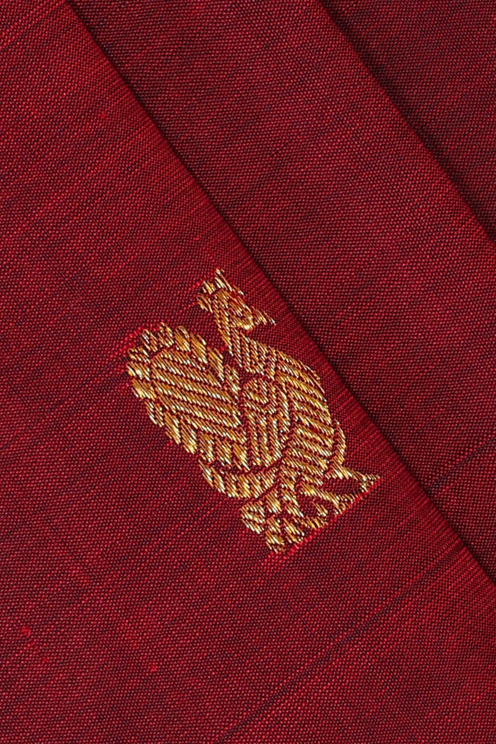 Image of Maroon Arani Silk Saree