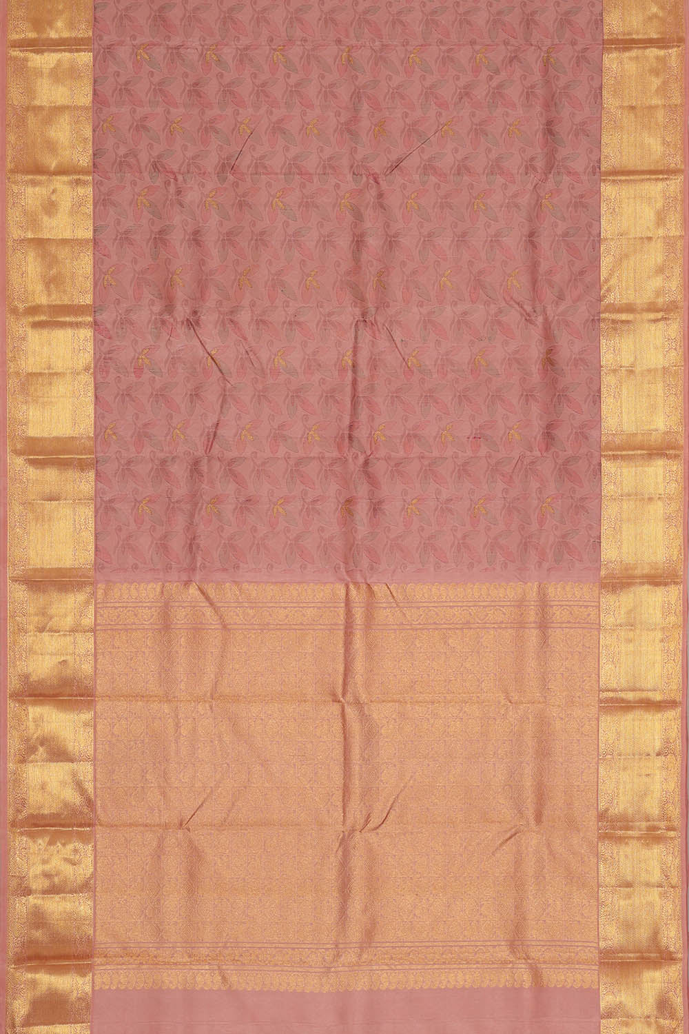 Image of Arani Silk Muted Pink Saree