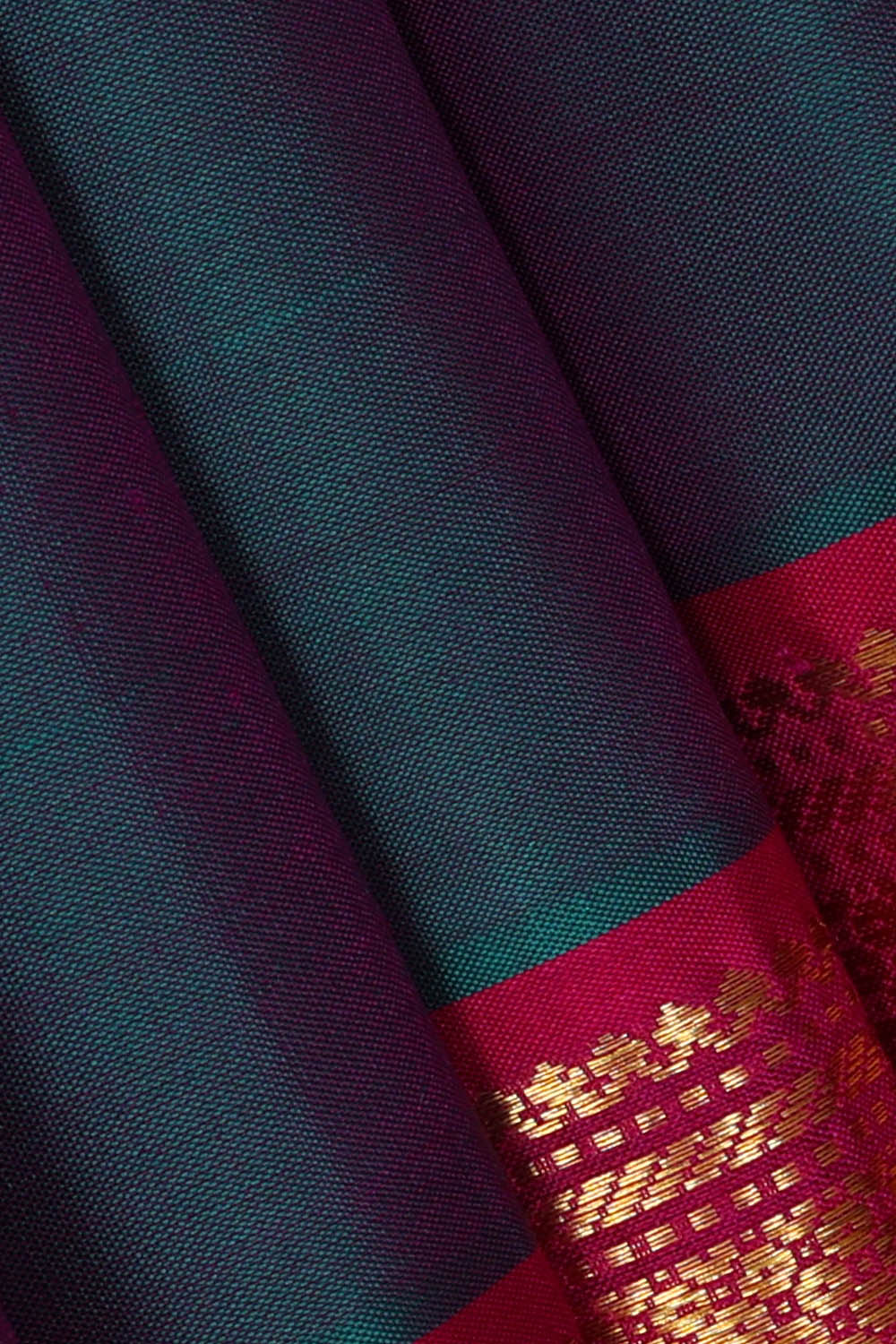 Image of Arani Silk Blue Saree
