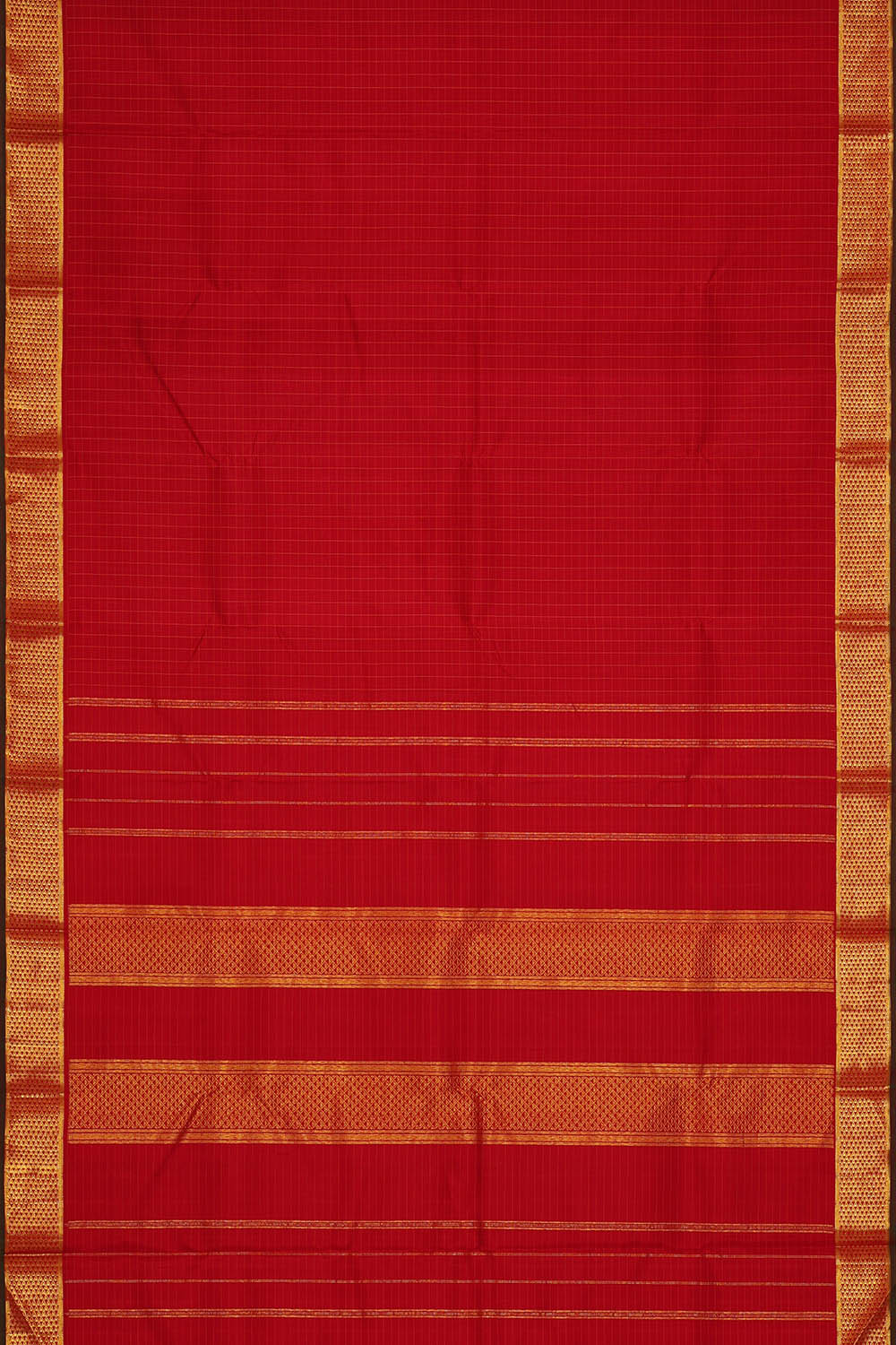 Image of Arani Silk Maroon Saree