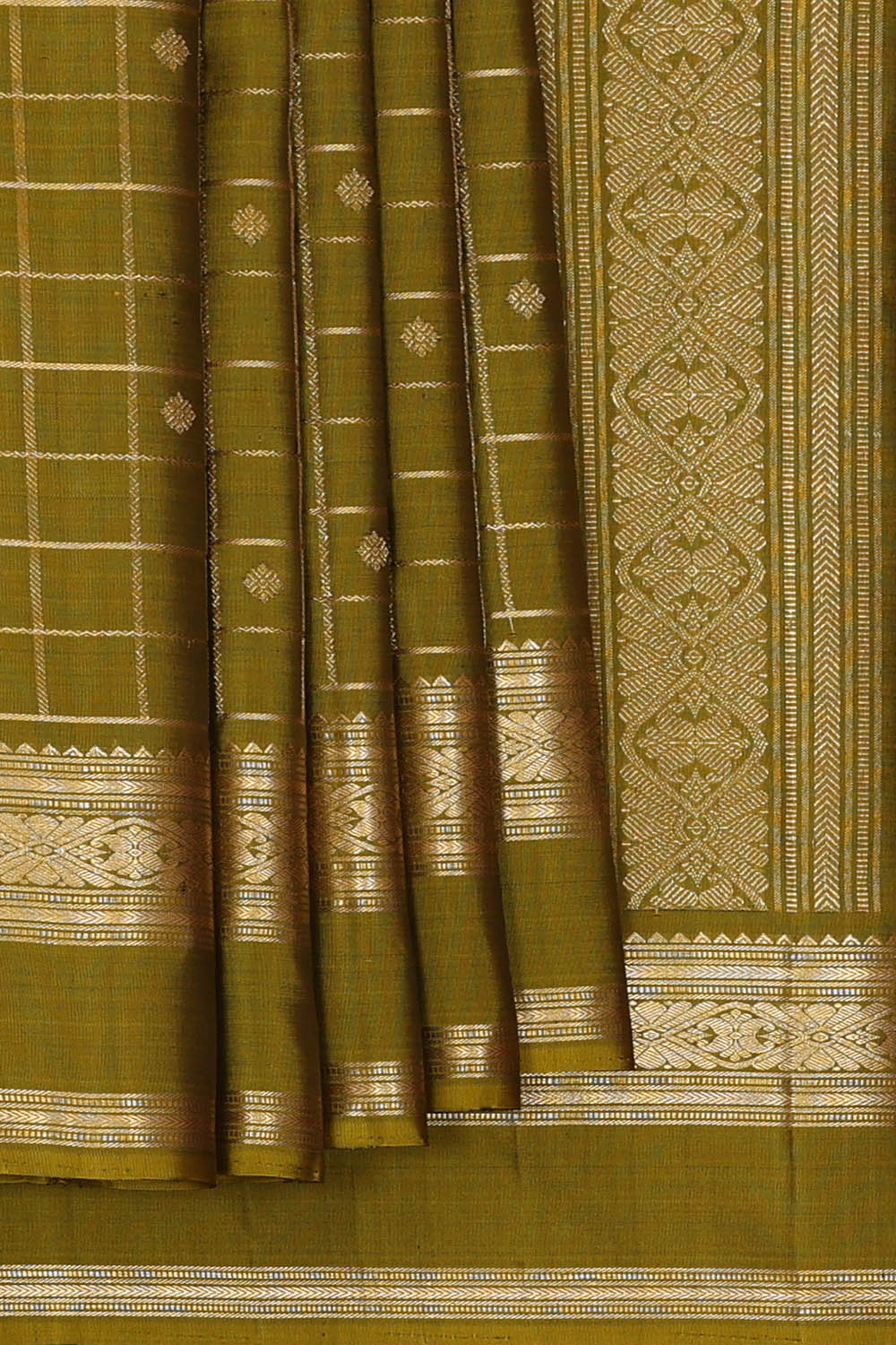 Image of Arani Silk Green Saree