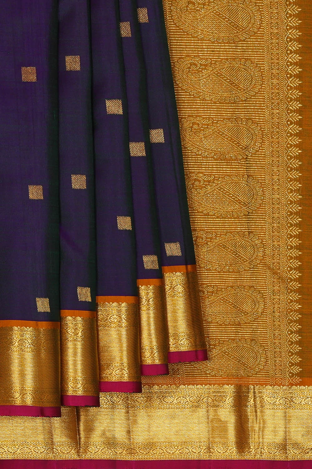 Image of Arani Silk Blue Saree
