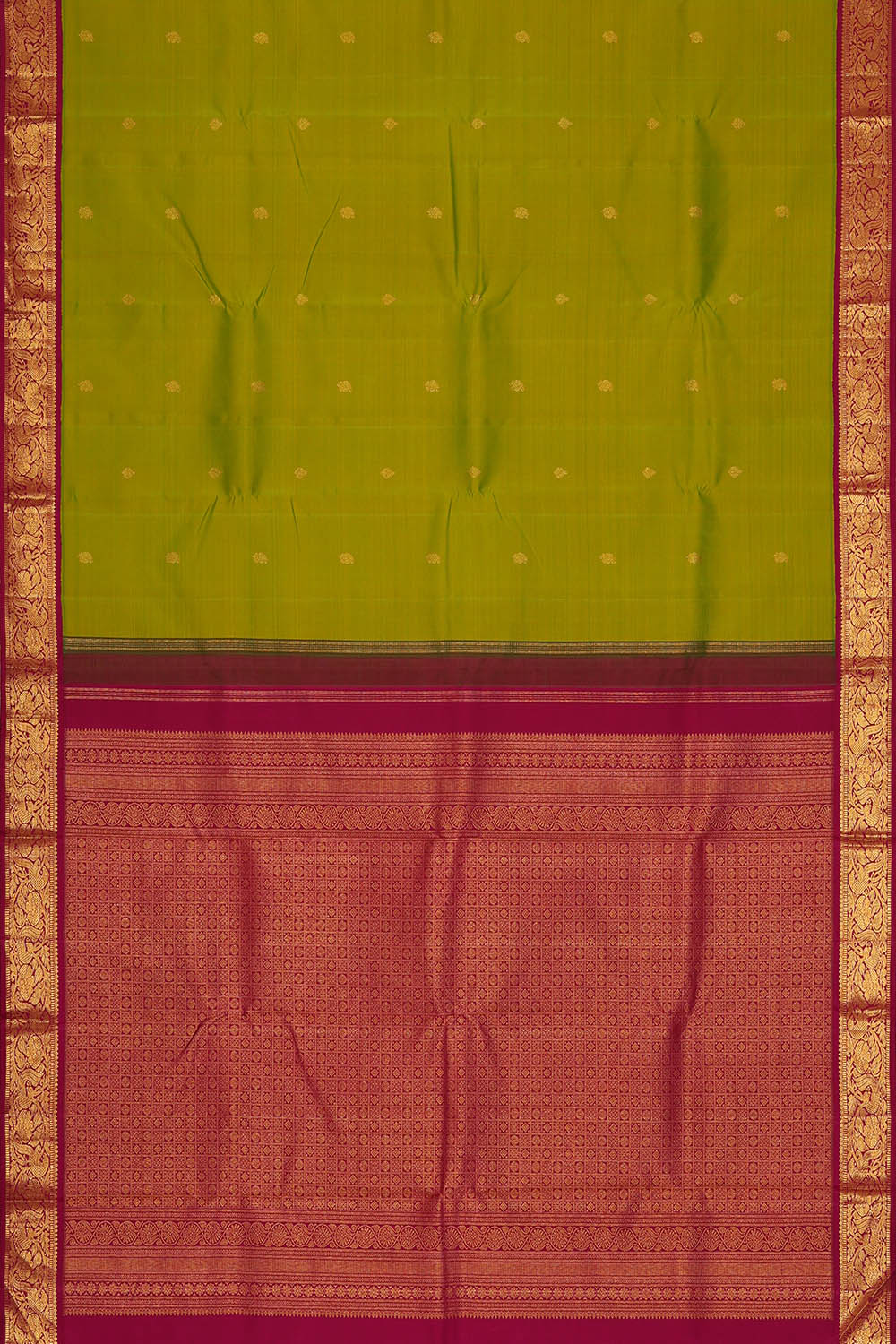 Image of Arani Silk Green Saree