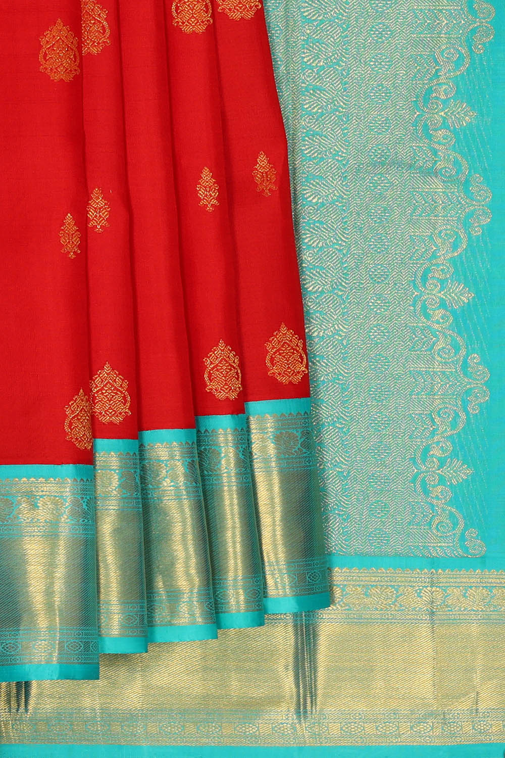 Image of Arani Silk Red Saree