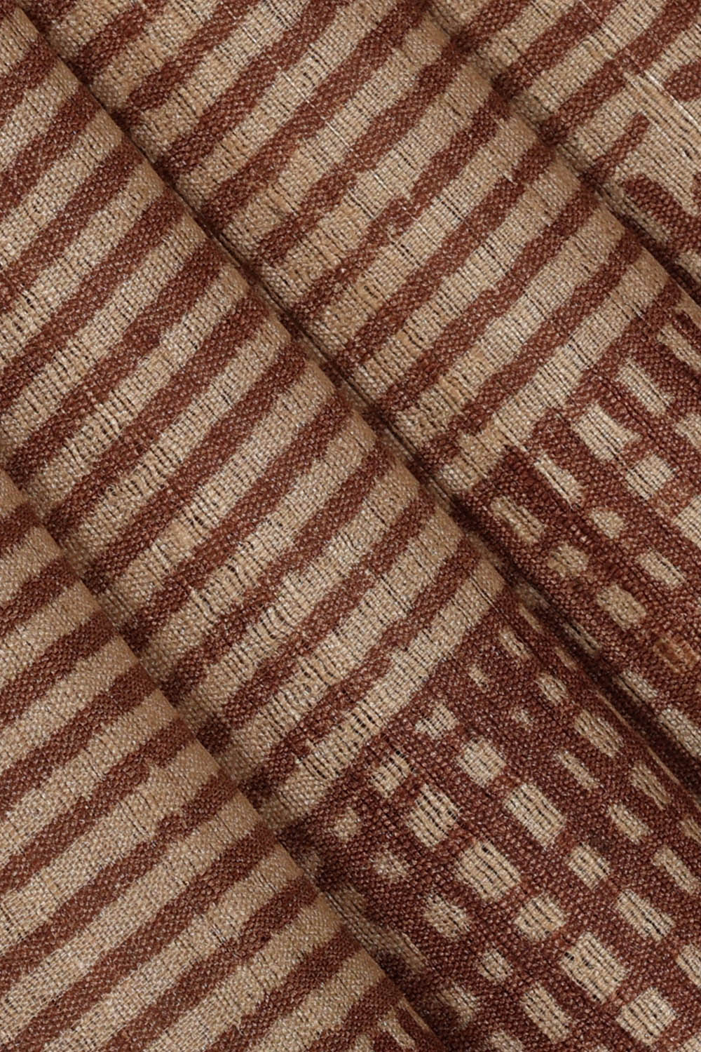 Image of Tussar Silk Beige Saree