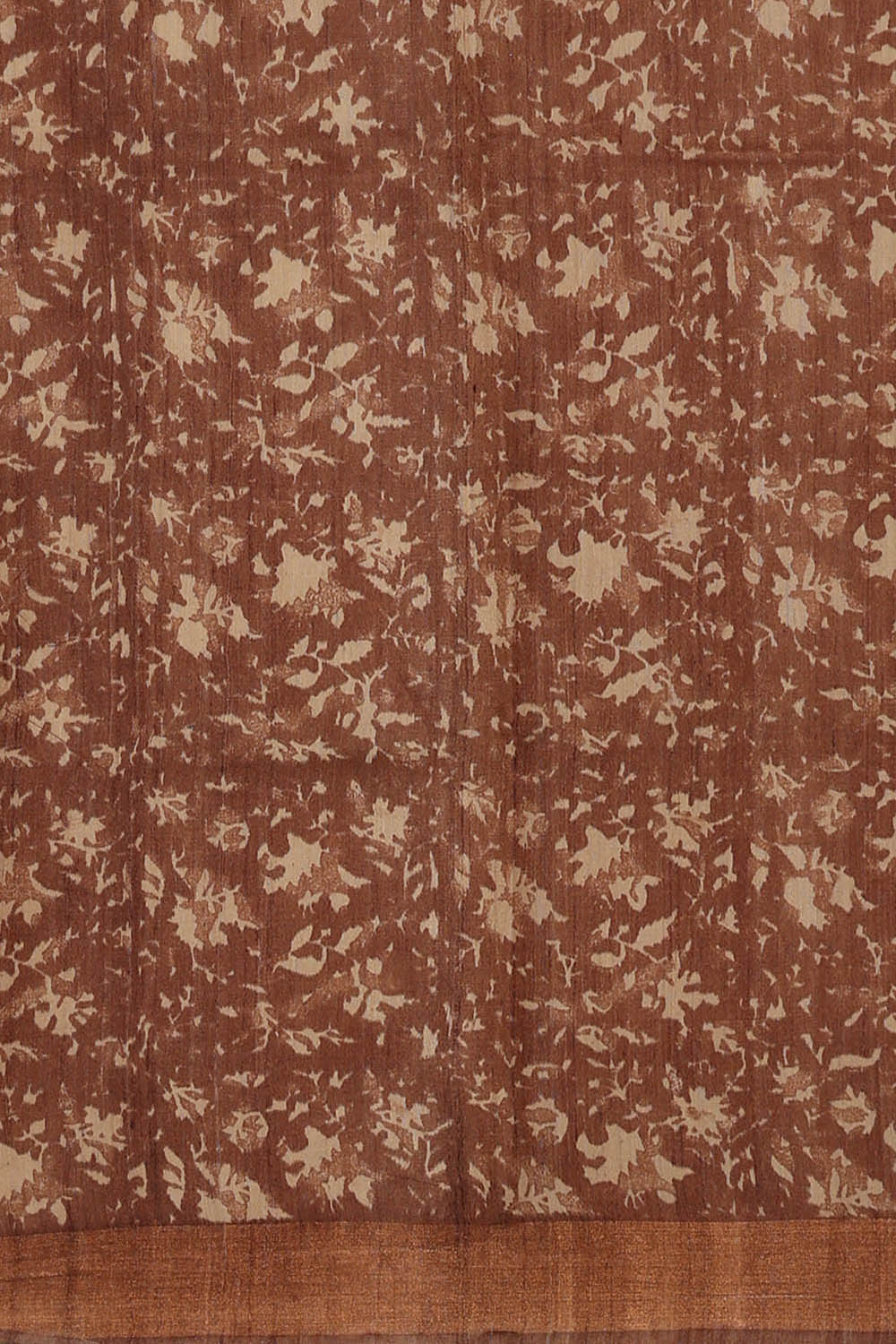 Image of Tussar Silk Beige Saree