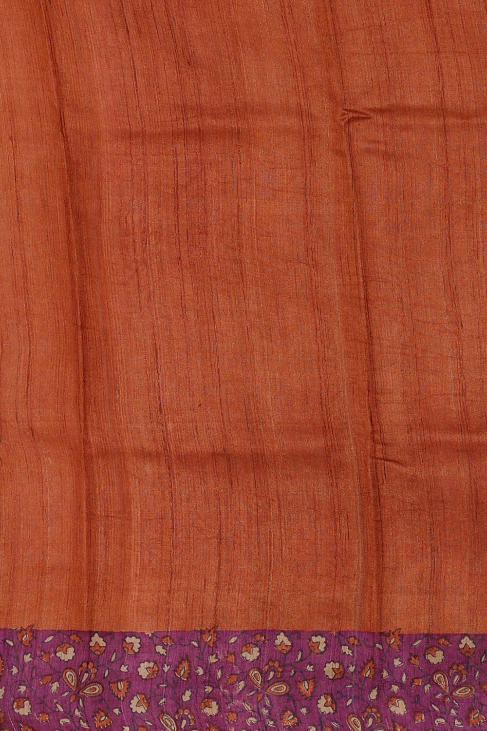 Image of Tussar Silk Purple Saree