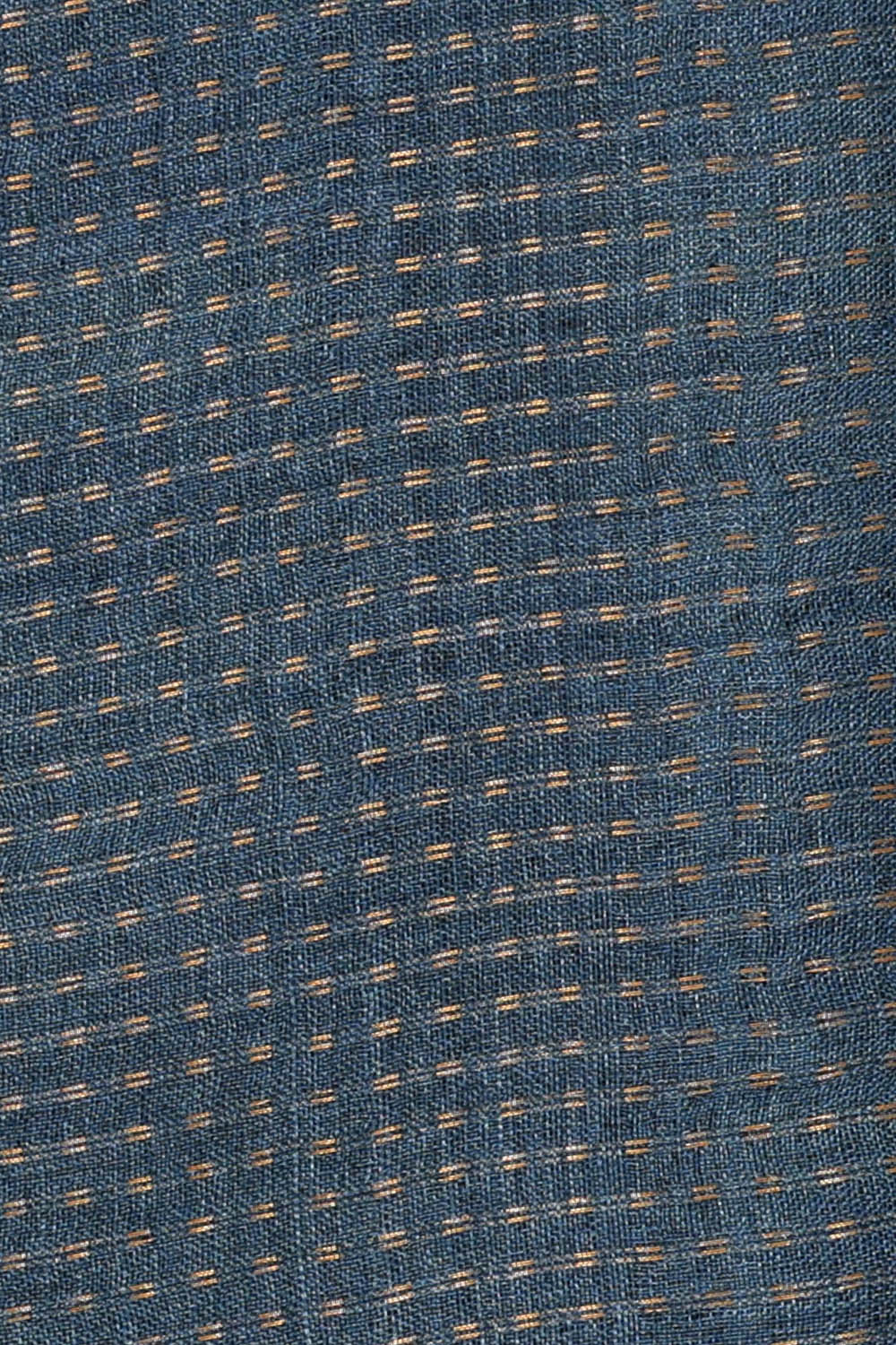 Image of Tussar Silk Blue Saree