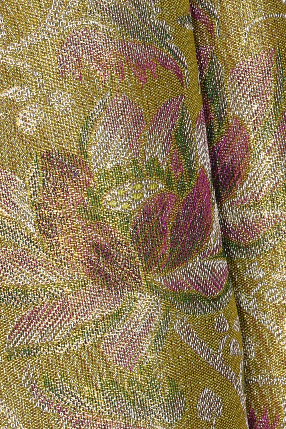 Image of Kanchipattu Tissue Silk Green Saree