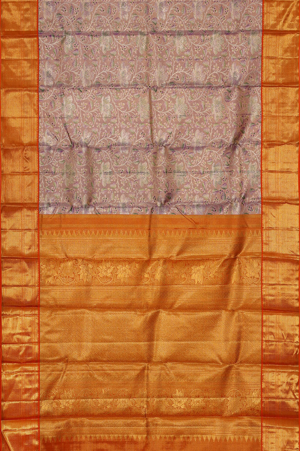 Image of Kanchipattu Silk Lavender Saree